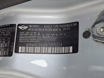 2004 MINI Cooper S Hardtop S