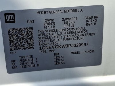 2023 Chevrolet Traverse LT Cloth