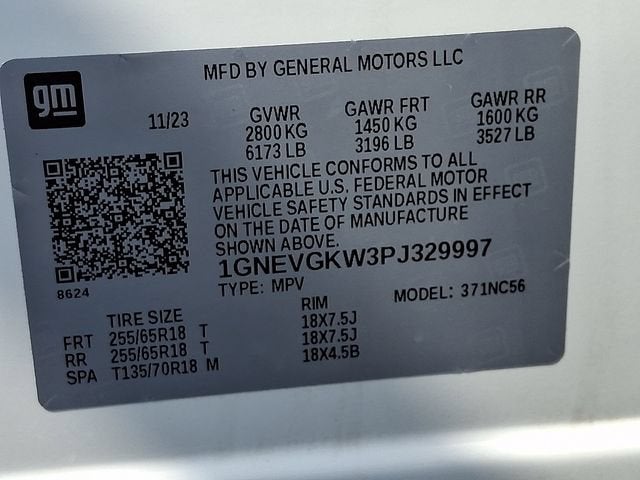 2023 Chevrolet Traverse LT Cloth