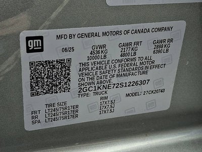 2025 Chevrolet Silverado 2500 HD LT