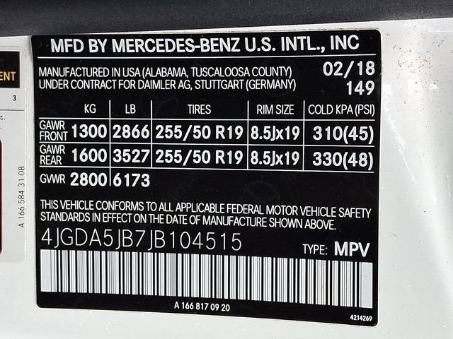 2018 Mercedes-Benz GLE 350 GLE 350