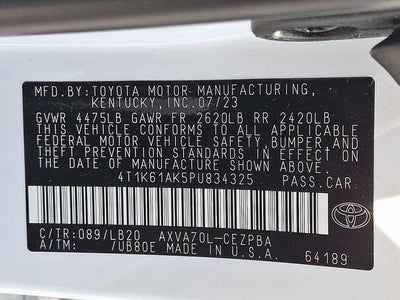 2023 Toyota Camry XSE