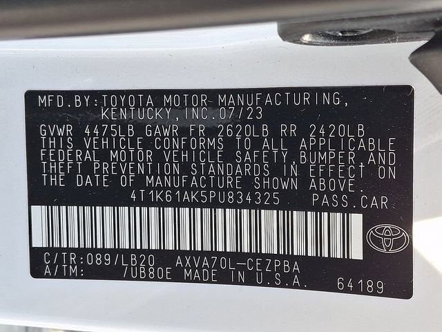 2023 Toyota Camry XSE