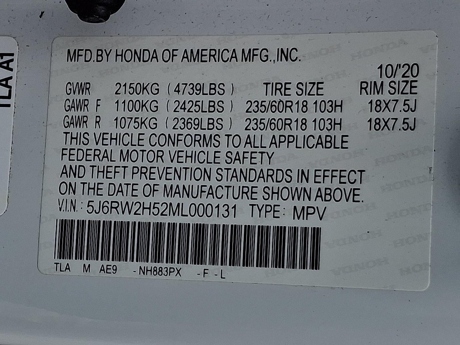 2021 Honda CR-V EX AWD
