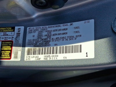 2023 Toyota Sequoia Platinum 4WD (Natl)