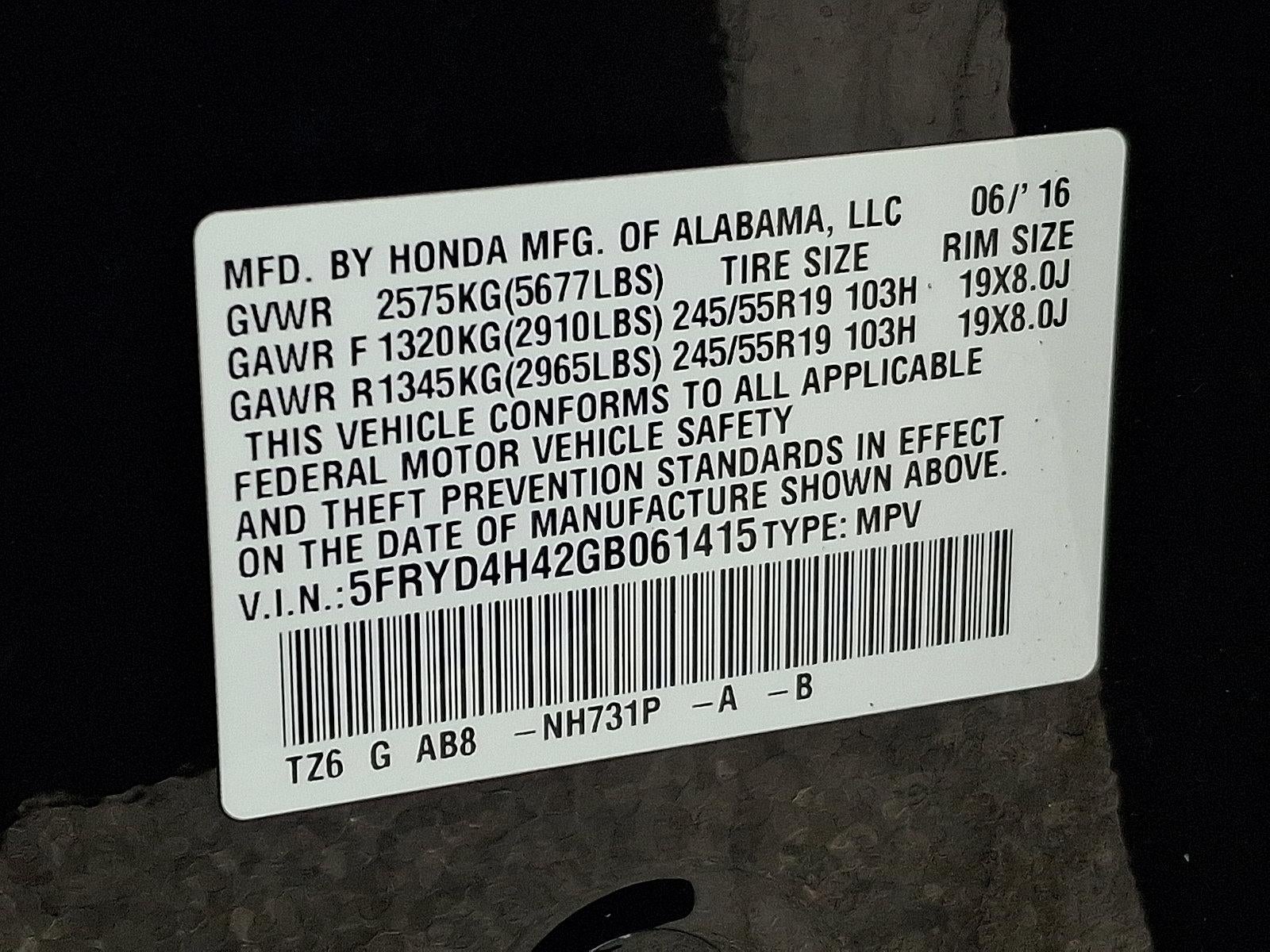 2016 Acura MDX w/Tech/AcuraWatch Plus