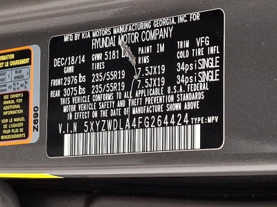 2015 Hyundai Santa Fe Sport AWD 4dr 2.0T