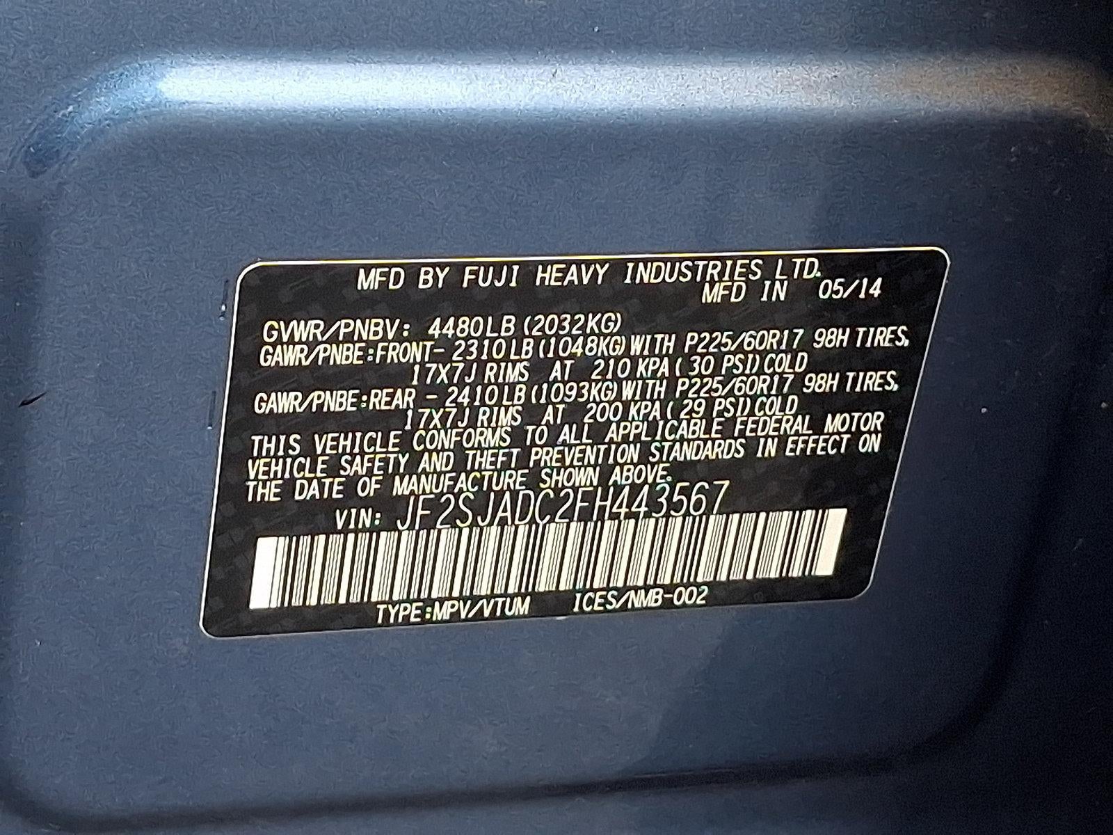 2015 Subaru Forester 2.5i Premium