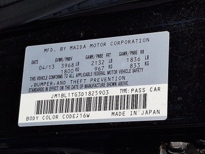 2013 Mazda Mazda3 i SV