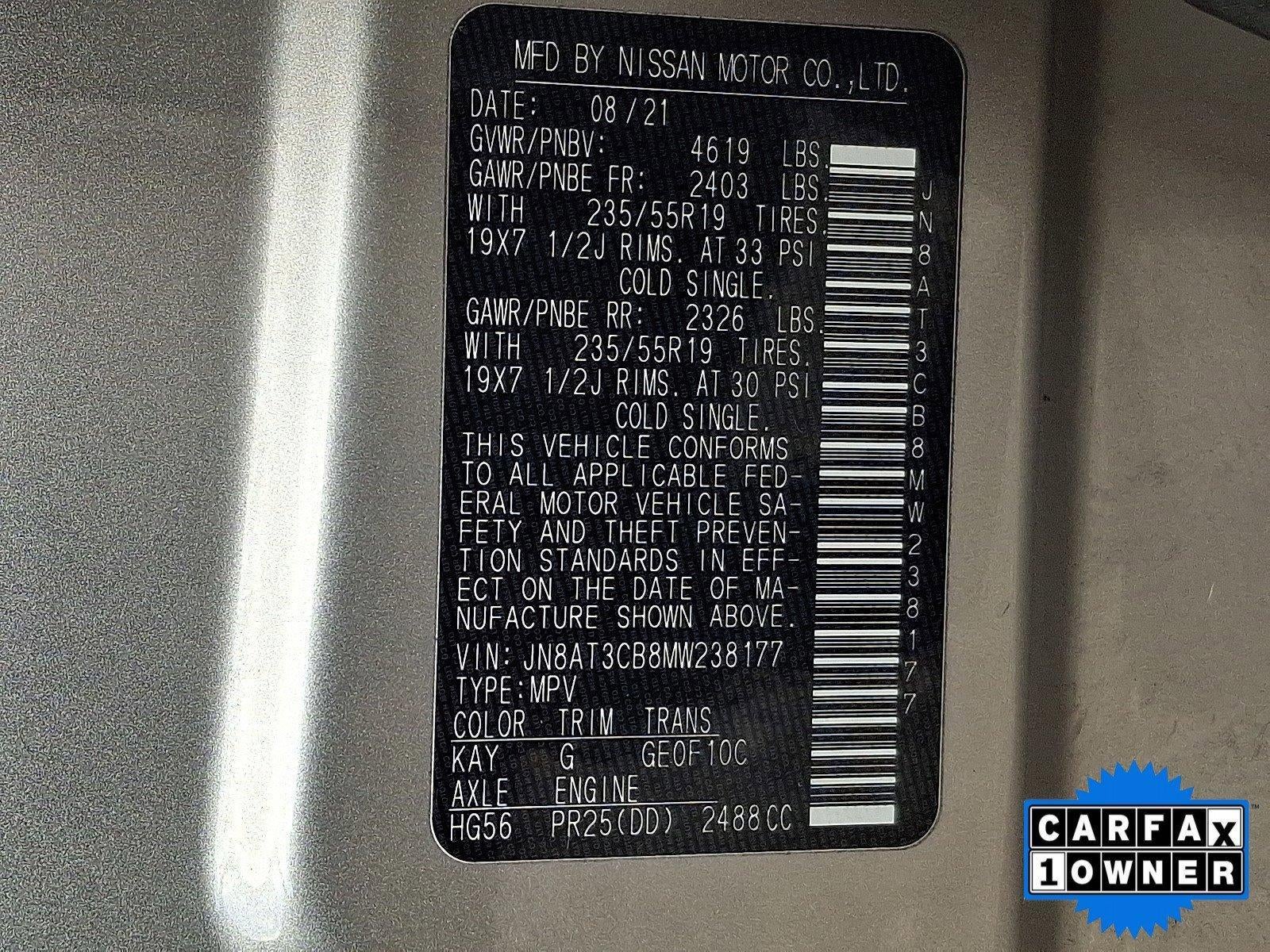 2021 Nissan Rogue SL