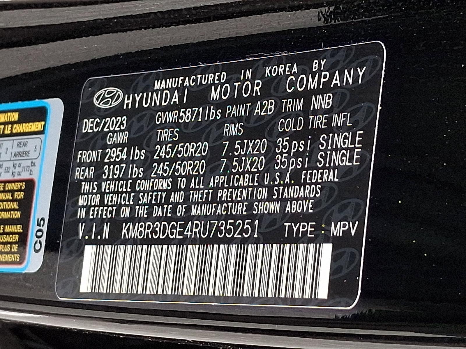 2024 Hyundai PALISADE XRT