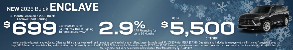 New 2026 Buick Enclave