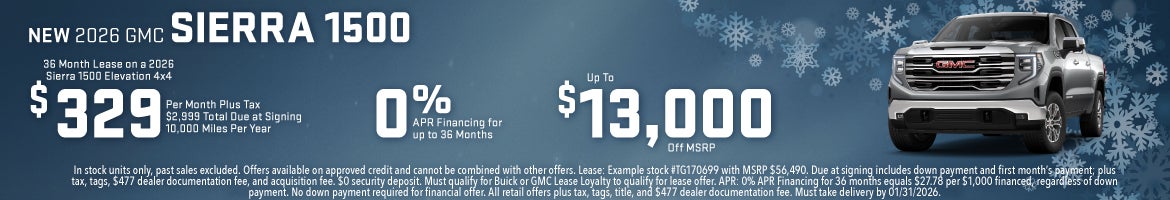 New 2026 GMC Sierra 1500