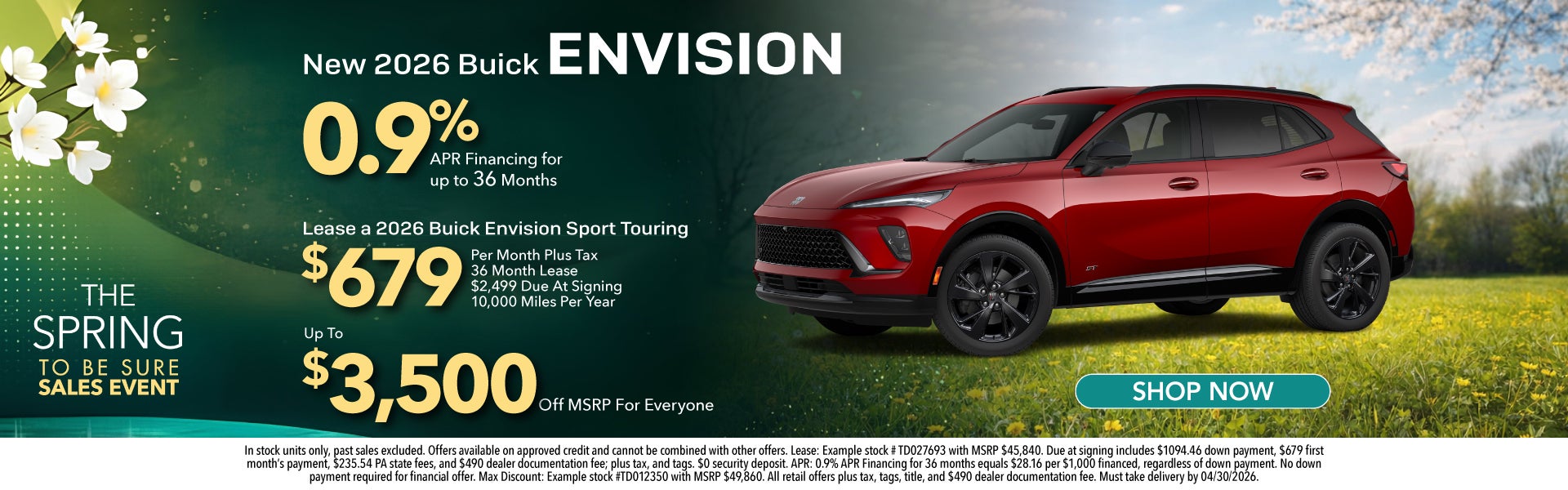 New 2026 Buick Envision