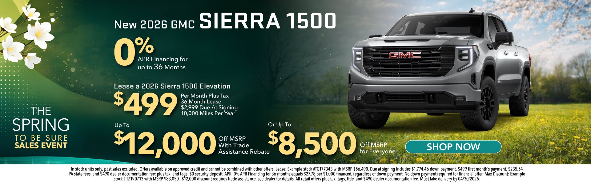 New 2026 GMC Sierra 1500