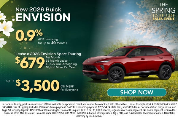 New 2026 Buick Envision