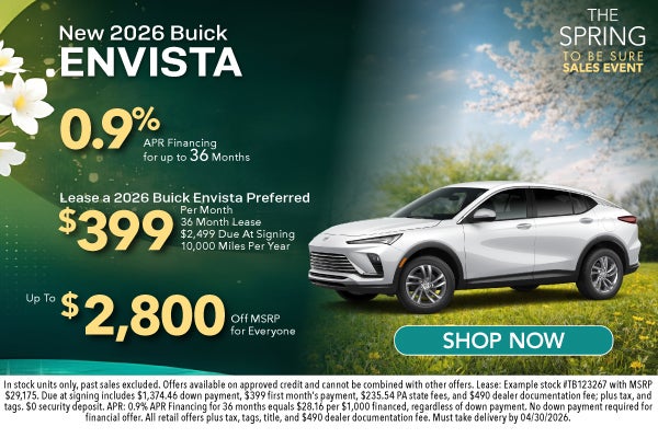 New 2026 Buick Envista