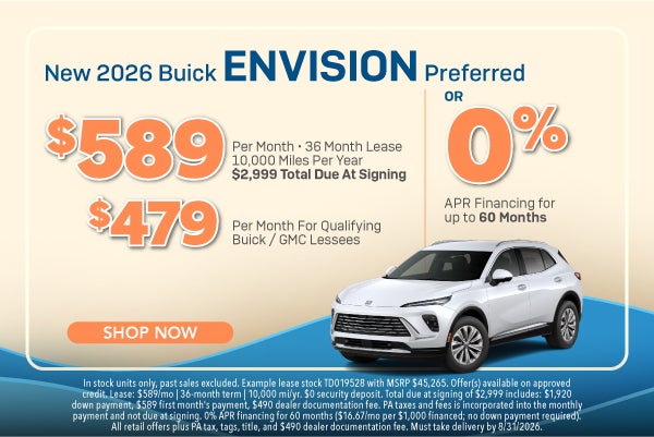 New 2026 Buick Envision
