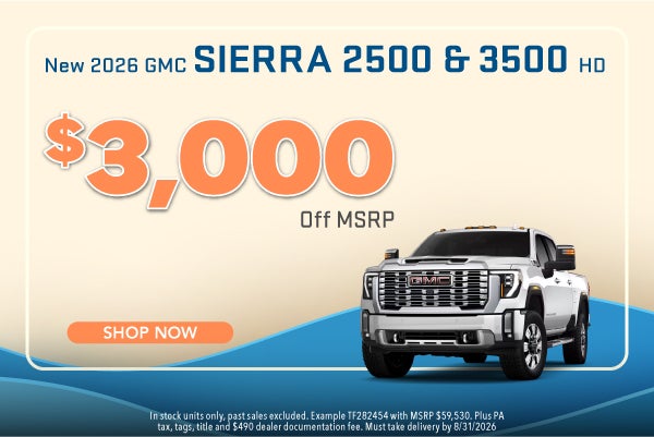 New 2026 GMC Sierra 2500 HD Denali