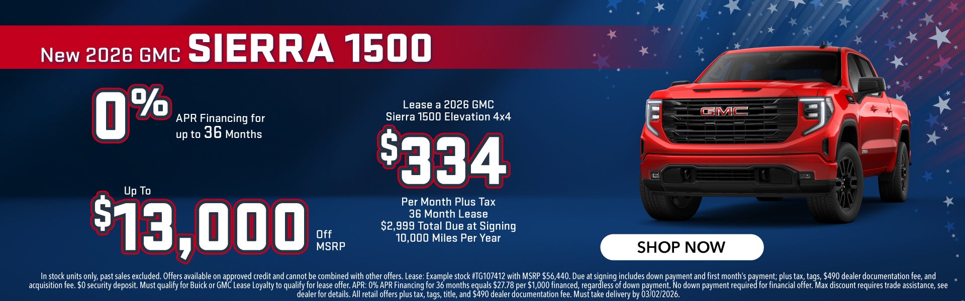 New 2026 GMC Sierra 1500