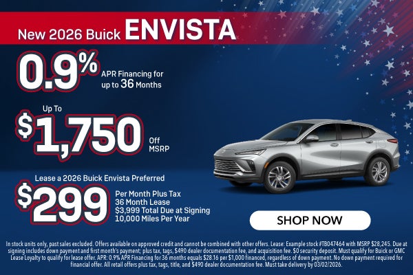 New 2026 Buick Envista