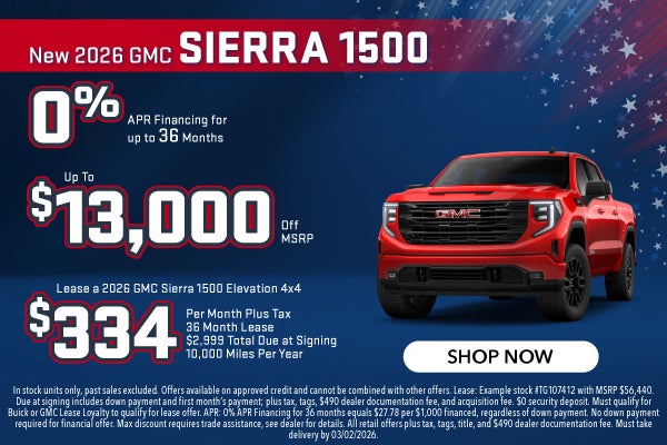New 2026 GMC Sierra 1500