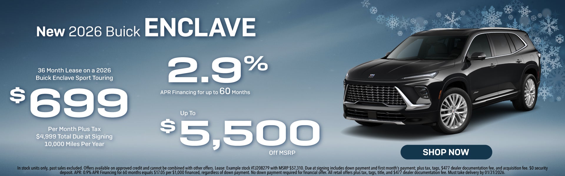 New 2026 Buick Enclave