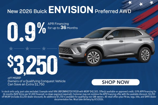 New 2026 Buick Envision