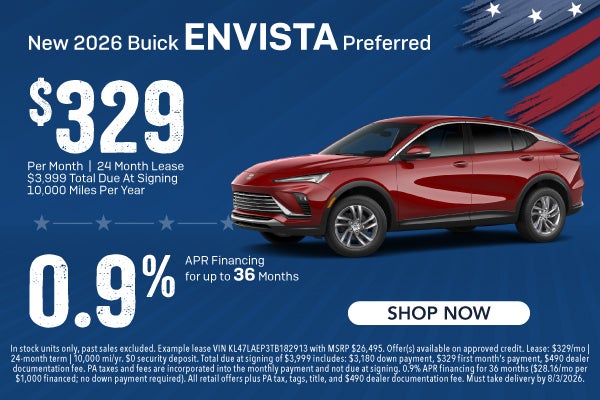 New 2026 Buick Envista