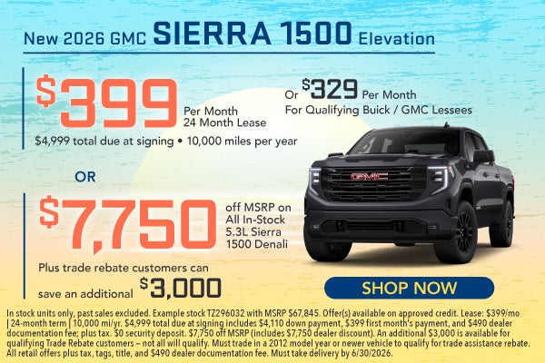 New 2026 GMC Sierra 1500 Elevation