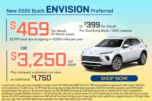 New 2026 Buick Envision