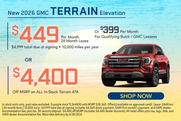 New 2026 GMC Terrain