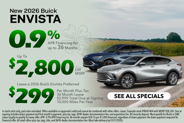 New 2026 Buick Envista