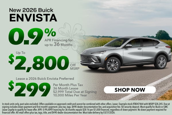 New 2026 Buick Envista