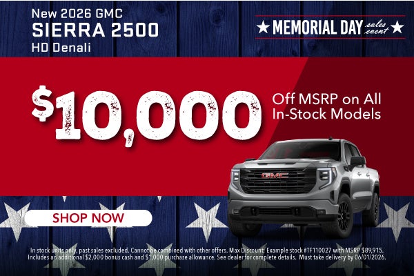 New 2026 GMC Sierra 2500 HD Denali