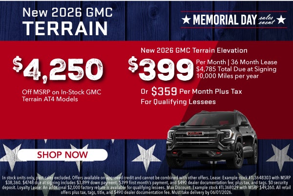 New 2026 GMC Terrain